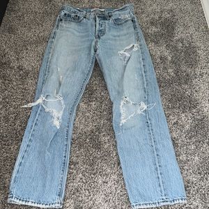 Wedgie Straight Levi Jeans